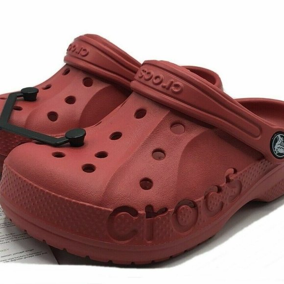 Crocs Baya Clogs Beach Sandals Red 205483-6EN Youth Sz J1 NWT main image 5